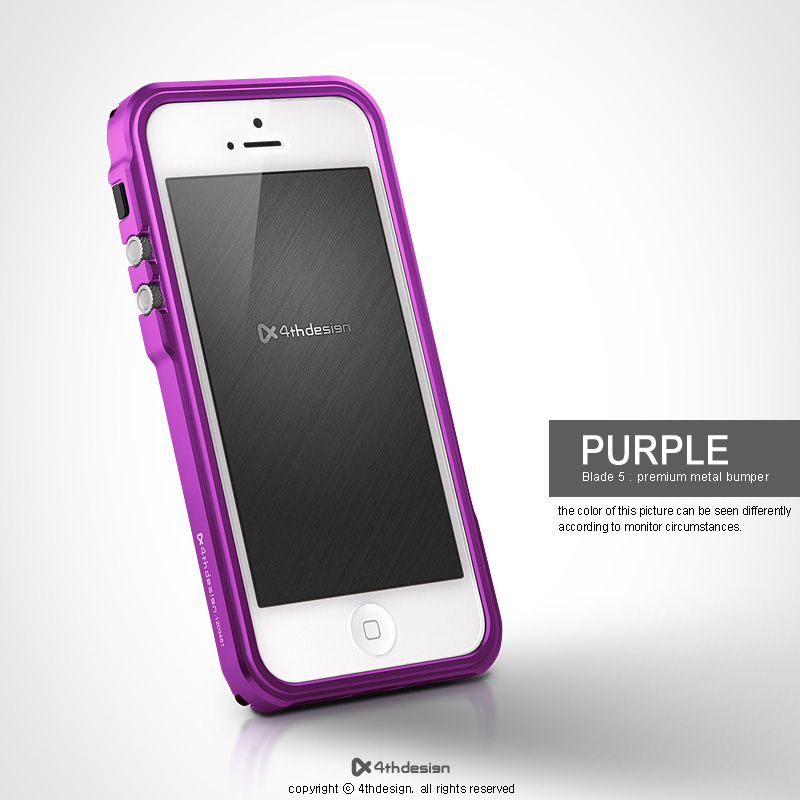 Blade 5 Aluminum Case Purple for Apple iPhone 5 & 5S